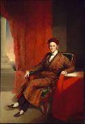 Chester Harding Amos Lawrence. about 1845. By Chester Harding, American Sweden oil painting artist